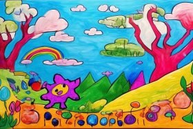 儿童创意绘画图片大全大图（儿童创意绘画图片大全大图简单）