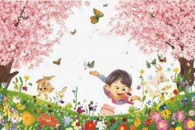 儿童古诗画配图作品 - 古诗配图儿童画3到4岁