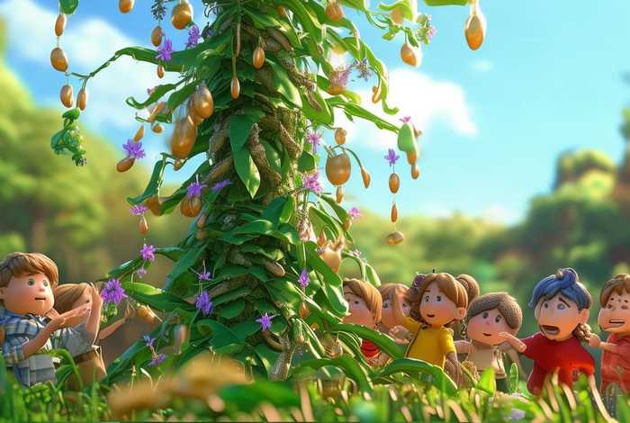 儿童经典故事魔法豆子 - 魔法豆子的故事