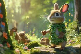 儿童小故事2分钟聪明的兔子 幼儿故事聪明的小兔子演讲视频