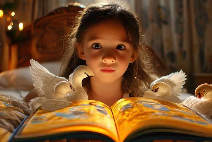 儿童故事六只天鹅下集；睡前故事六只天鹅下集