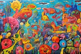 儿童创意绘画作品，儿童创意绘画作品欣赏