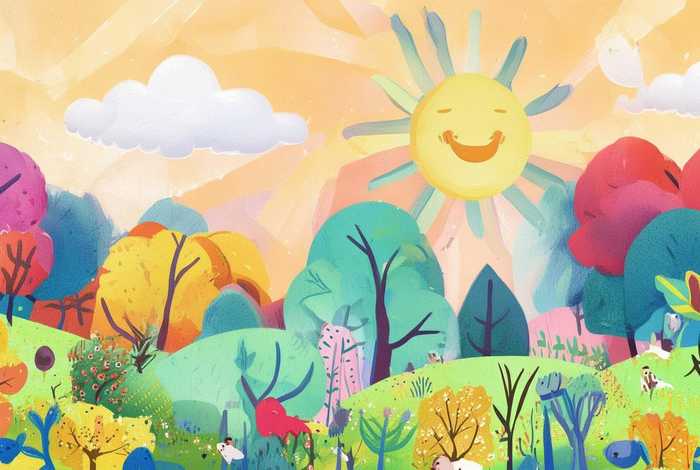 儿童故事背景视频素材；幼儿故事背景视频