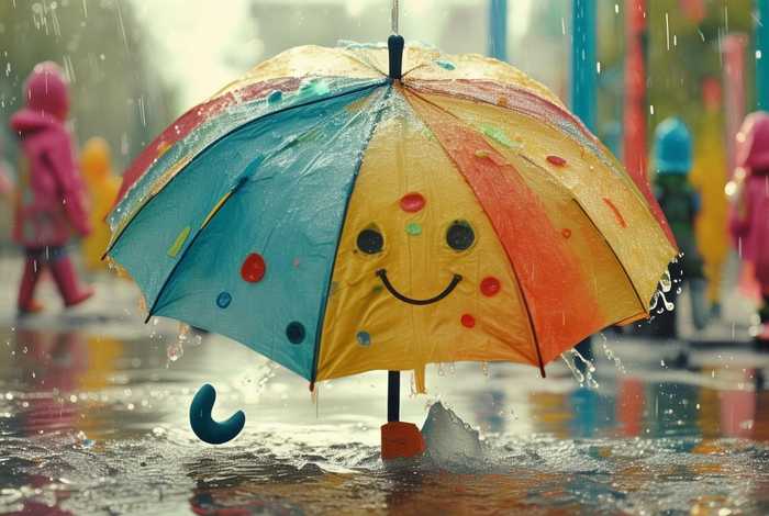 儿童故事奇妙的雨伞、幼儿故事奇妙的雨伞