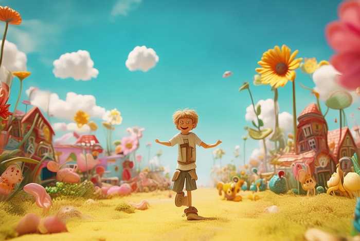 儿童故事小人国历险记，小人国历险记儿童画