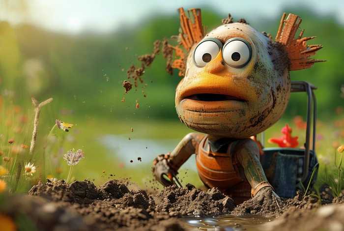 儿童故事挖土机找水喝 - 挖土机找水喝的故事 儿童故事挖土机找水喝 - 挖土机找水喝的故事