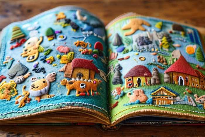 不织布绘本手工自制 - 不织布手工绘本制作
