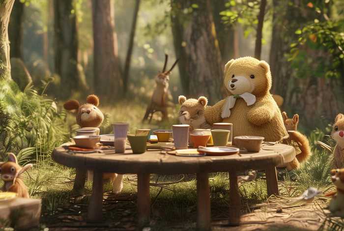 儿童故事小熊请客mp3 小熊请客故事音频 儿童故事小熊请客mp3 小熊请客故事音频