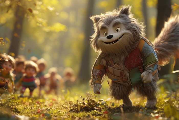 儿童故事大灰狼的故事 少儿大灰狼的故事