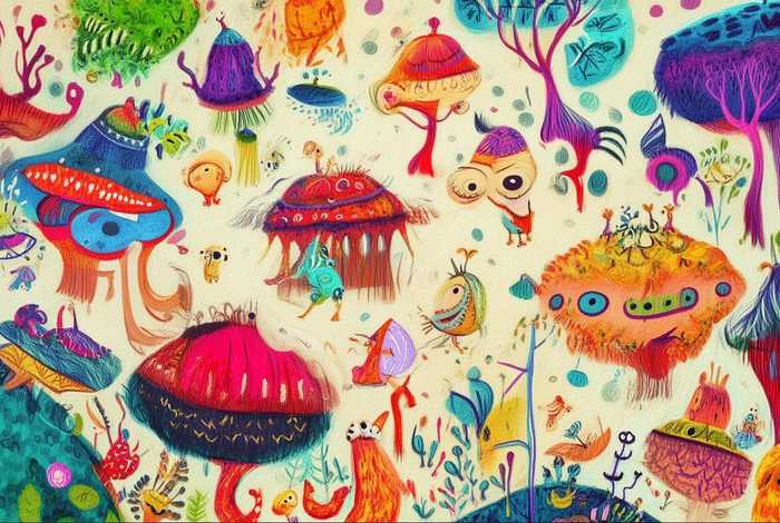 儿童创意绘画绘本故事 儿童创意绘本插画手绘