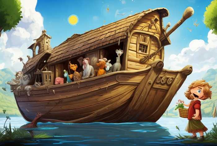 儿童故事童话诺亚方舟 - 诺亚方舟 故事