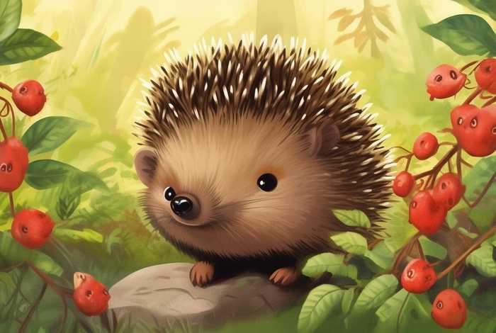儿童故事聪明的小刺猬 - 幼儿故事聪明的小刺猬