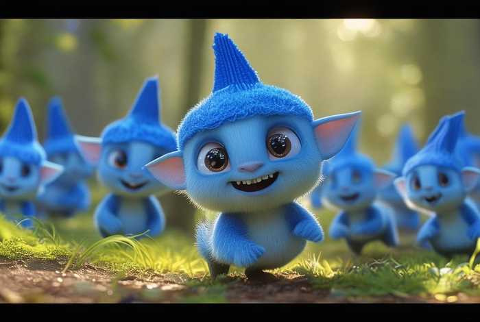 儿童故事可爱的蓝精灵；可爱的蓝精灵的故事