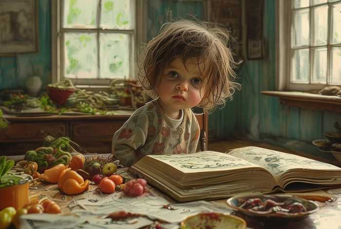 不吃饭的孩子故事 - 不吃饭的孩子故事书