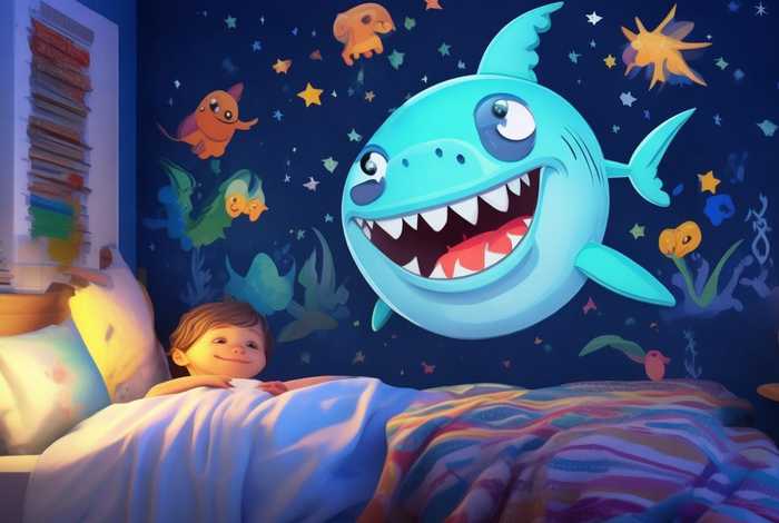 儿童睡前故事有声绘本鲨鱼（鲨鱼宝宝睡前小故事大全）