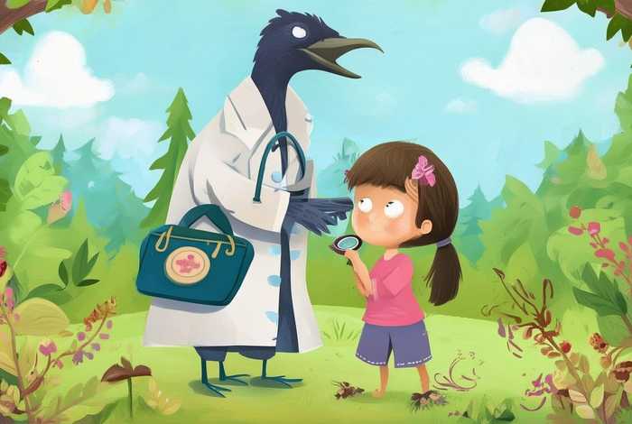 儿童故事乌鸦医生；乌鸦医生的图片的故事