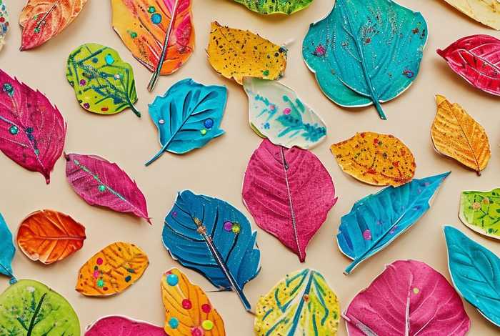 儿童树叶贴画图片；儿童树叶贴画图片大全简单 手工制作