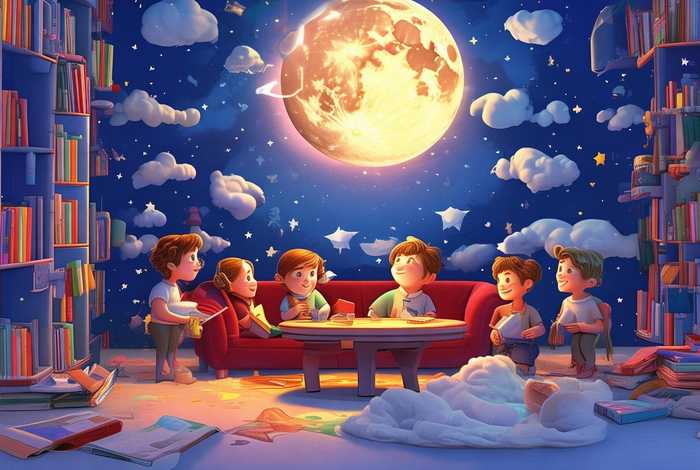 儿童故事会主题背景 - 幼儿故事会背景图