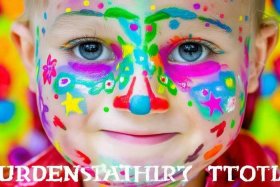 儿童彩绘面部教程 儿童简易脸部彩绘教程