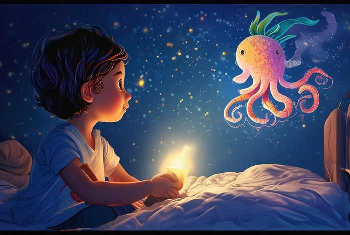 儿童故事海马与章鱼 - 睡前故事章鱼和海马