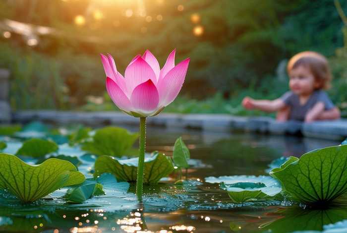 儿童故事荷花绘本完整版，小荷花故事绘本