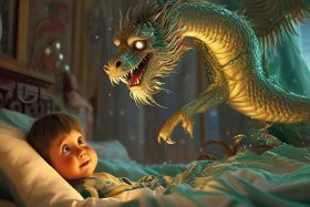 《叶公好龙》睡前故事 - 叶公好龙的睡前故事