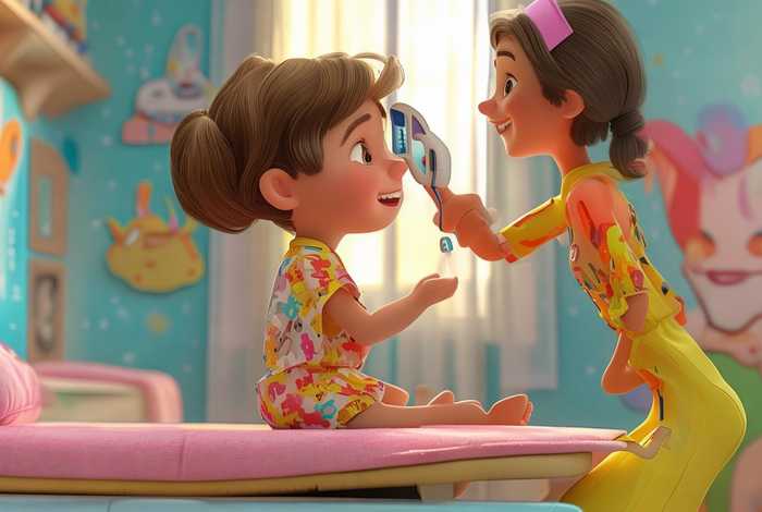 儿童看病卡通图片，儿童看病卡通图片大全