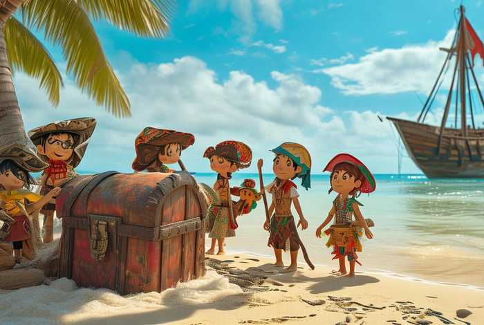 儿童海盗冒险故事（海盗探险故事）