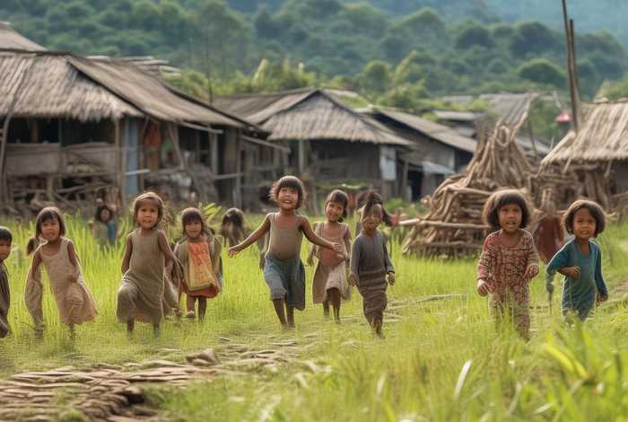 儿童村的故事（农村小孩的故事）