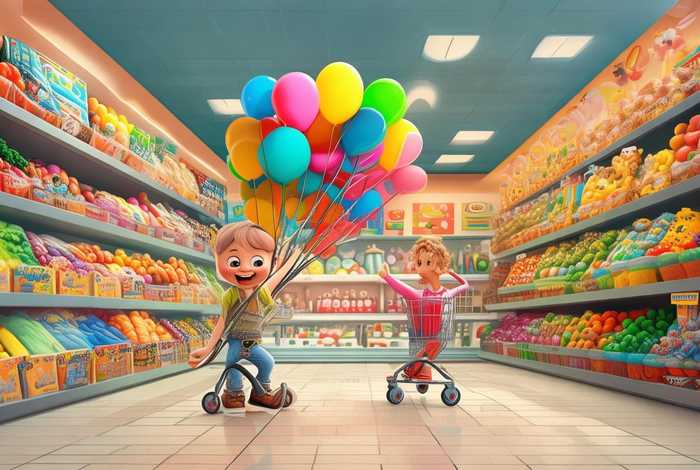 儿童故事逛超市、逛超市故事绘本