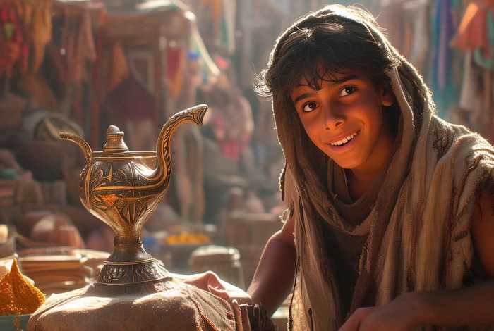 儿童故事阿拉丁的故事；给我讲个阿拉丁的故事
