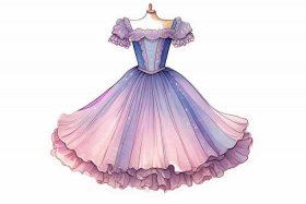 儿童公主裙图片，儿童公主裙图片简笔画