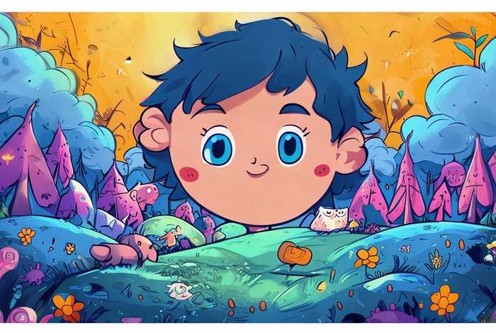 儿童故事主题配图（儿童故事图片配图）