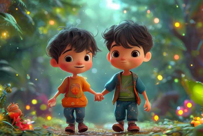 儿童动画兄弟故事、关于兄弟动画片