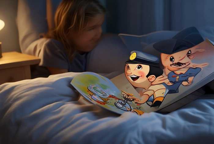 3岁儿童睡前警察故事、三岁小孩睡前故事警察文字版