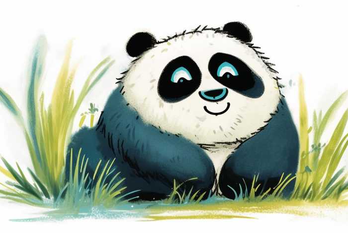儿童画简笔画 大熊猫儿童画简笔画 儿童画简笔画 大熊猫儿童画简笔画