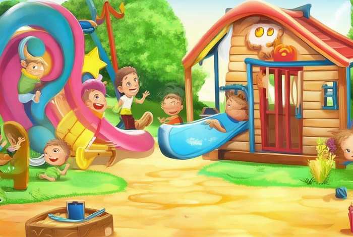 儿童游乐场的故事 - 游乐场的幼儿故事