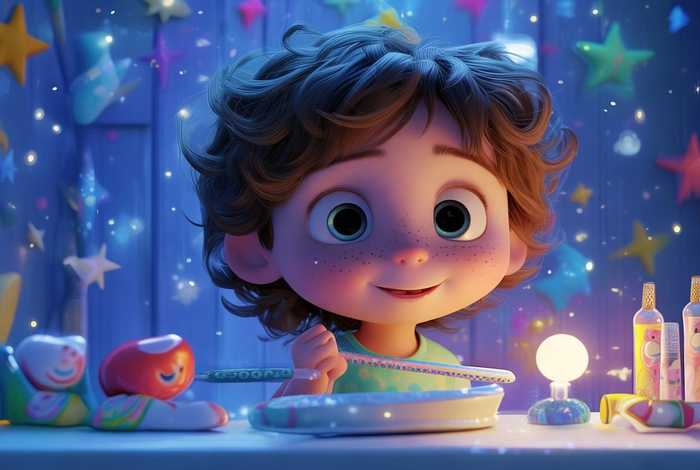 儿童睡前故事刷牙动画片；睡前故事幼儿故事大全刷牙