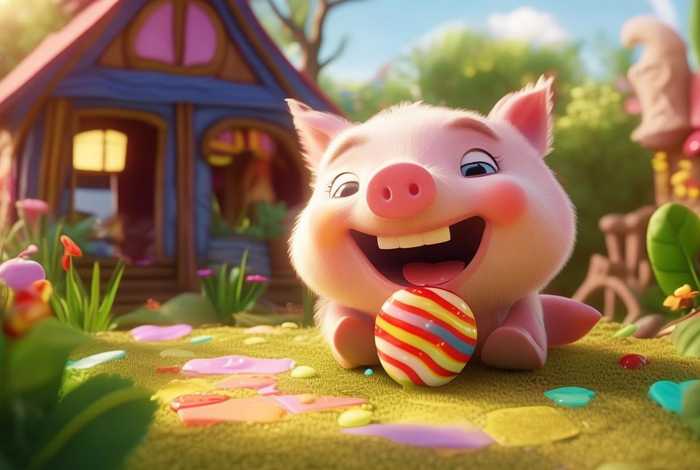 儿童故事爱吃糖、幼儿园绘本故事爱吃糖的小猪