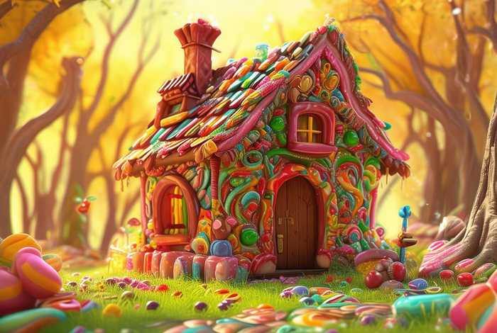 儿童故事绘本《糖果屋》,糖果屋的故事绘本 儿童故事绘本《糖果屋》,糖果屋的故事绘本