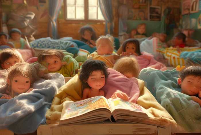 儿童故事午睡图片，幼儿午睡故事长篇