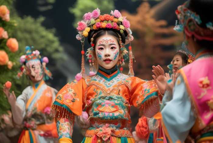 儿童京剧梨花颂，儿童京剧梨花颂7岁女孩对话