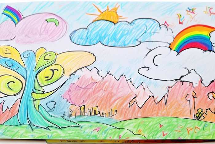 儿童素描作品图片 - 儿童素描作品图片高清