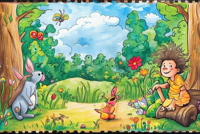 儿童手绘故事书范例；幼儿手绘故事书