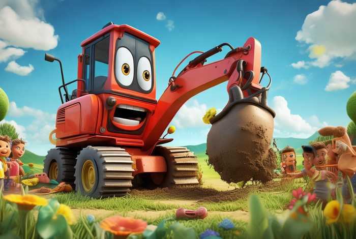 儿童故事挖掘机的故事,挖掘机的故事幼儿故事 儿童故事挖掘机的故事,挖掘机的故事幼儿故事