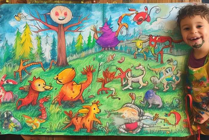 儿童手绘故事，幼儿手绘故事书