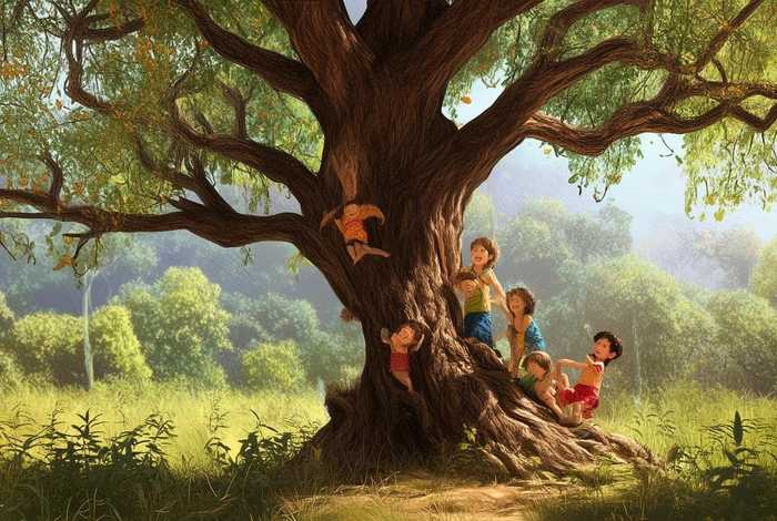 儿童树的故事、幼儿大树的故事