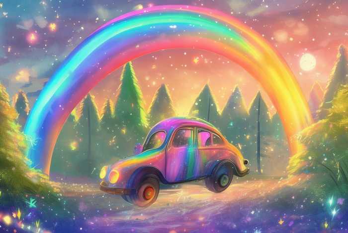 儿童故事彩虹过山车的故事 彩虹小汽车的睡前故事 儿童故事彩虹过山车的故事 彩虹小汽车的睡前故事