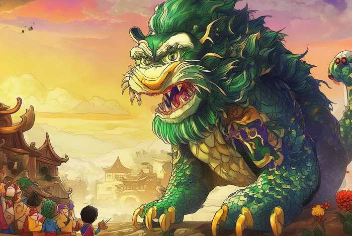 儿童绘本故事年兽的故事,年兽的传说绘本故事 儿童绘本故事年兽的故事,年兽的传说绘本故事