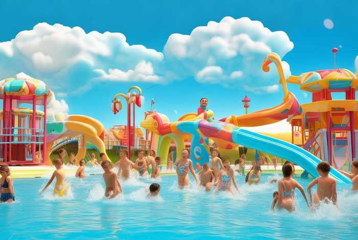 儿童水上乐园图片（儿童水上乐园图片绘画简单）